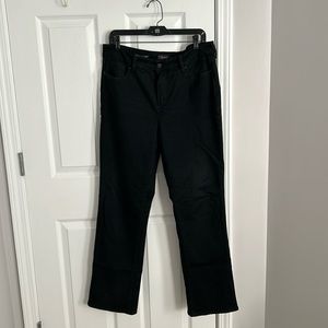NYDJ size 14 black Marilyn Straight